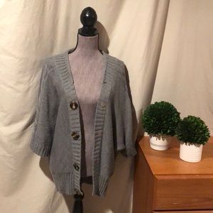 Large button cardigan
